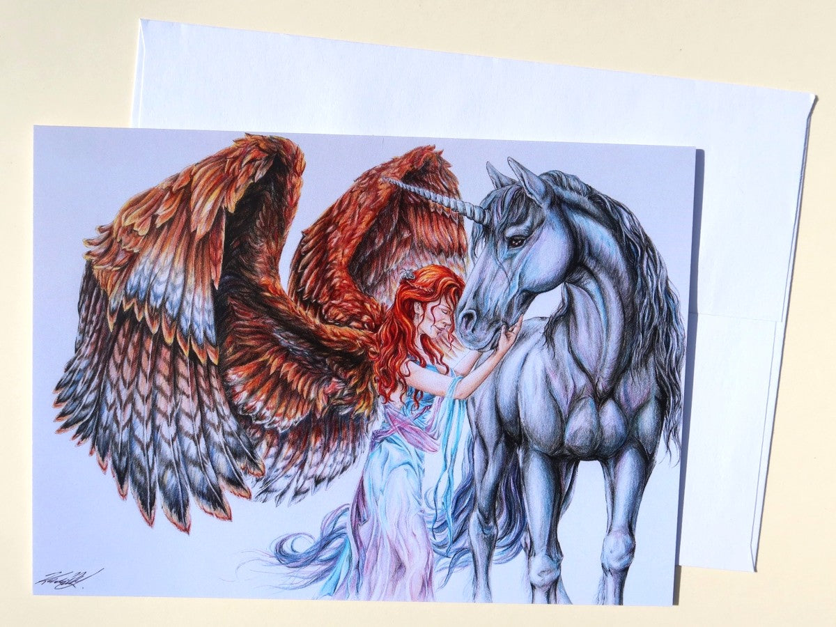Greeting Card - Earth Angel