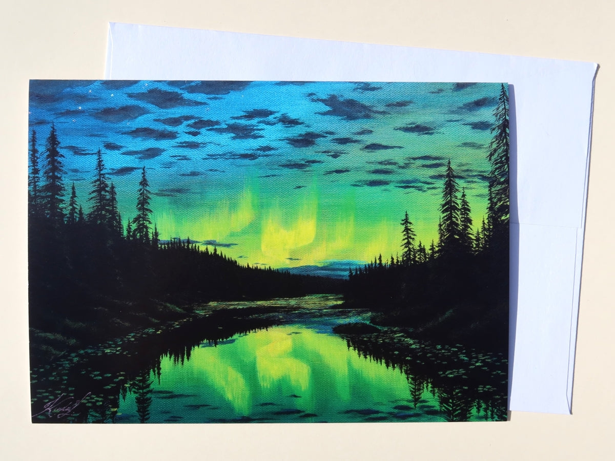 Greeting Card - River of Gold