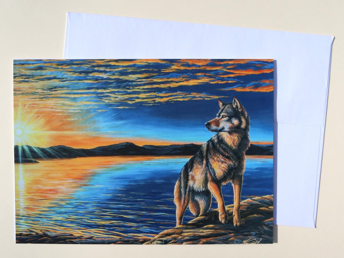 Greeting Card - Takaya Leaving Home
