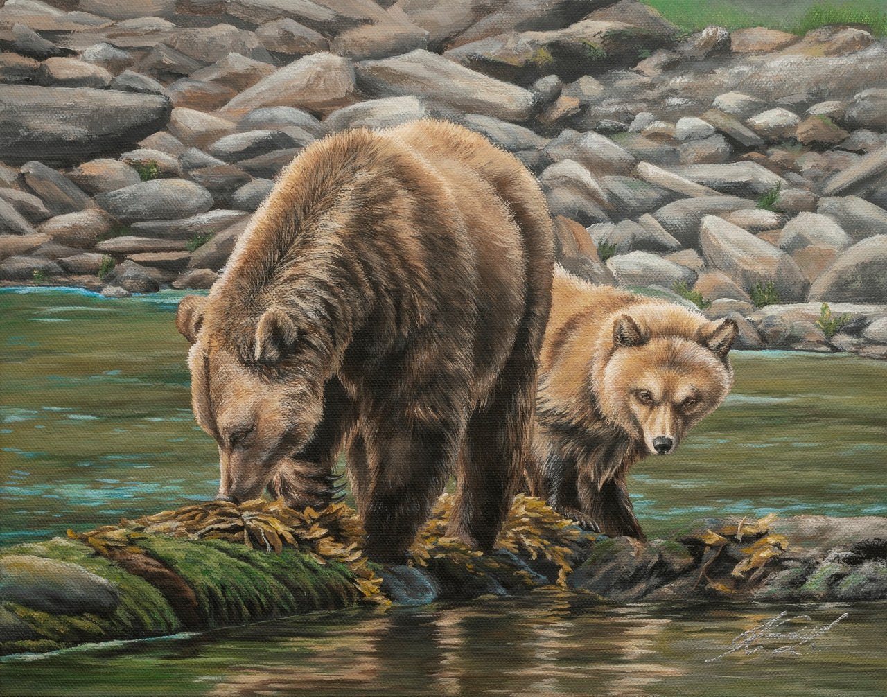Hey Mom, What's For Dinner? - Fine Art Print